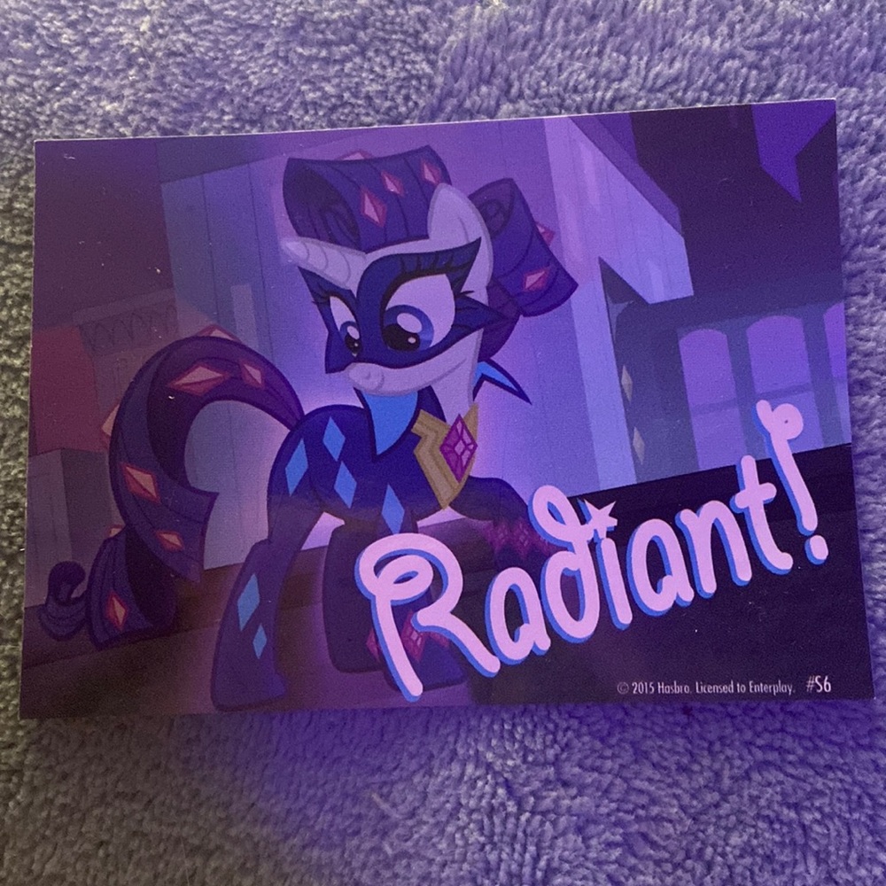 Radiant Rarity Sticker My Little Pony MLP